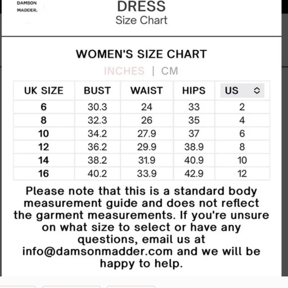 Damson Madder Dakota Bow Checked Cotton Midi Dress Size UK 12 / US 8 - Picture 9 of 9